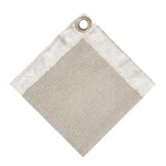 Welding blanket 1000x2000 mm withstands up to 550°C made of uncoated fiberglass (Tan)